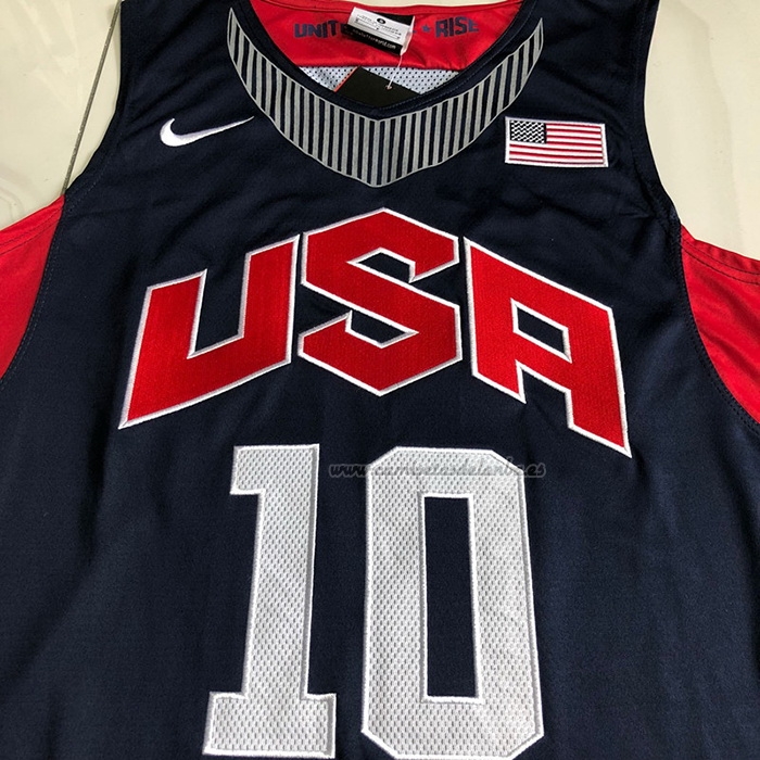 Camiseta USA 2012 Kobe Bryant NO 10 Azul